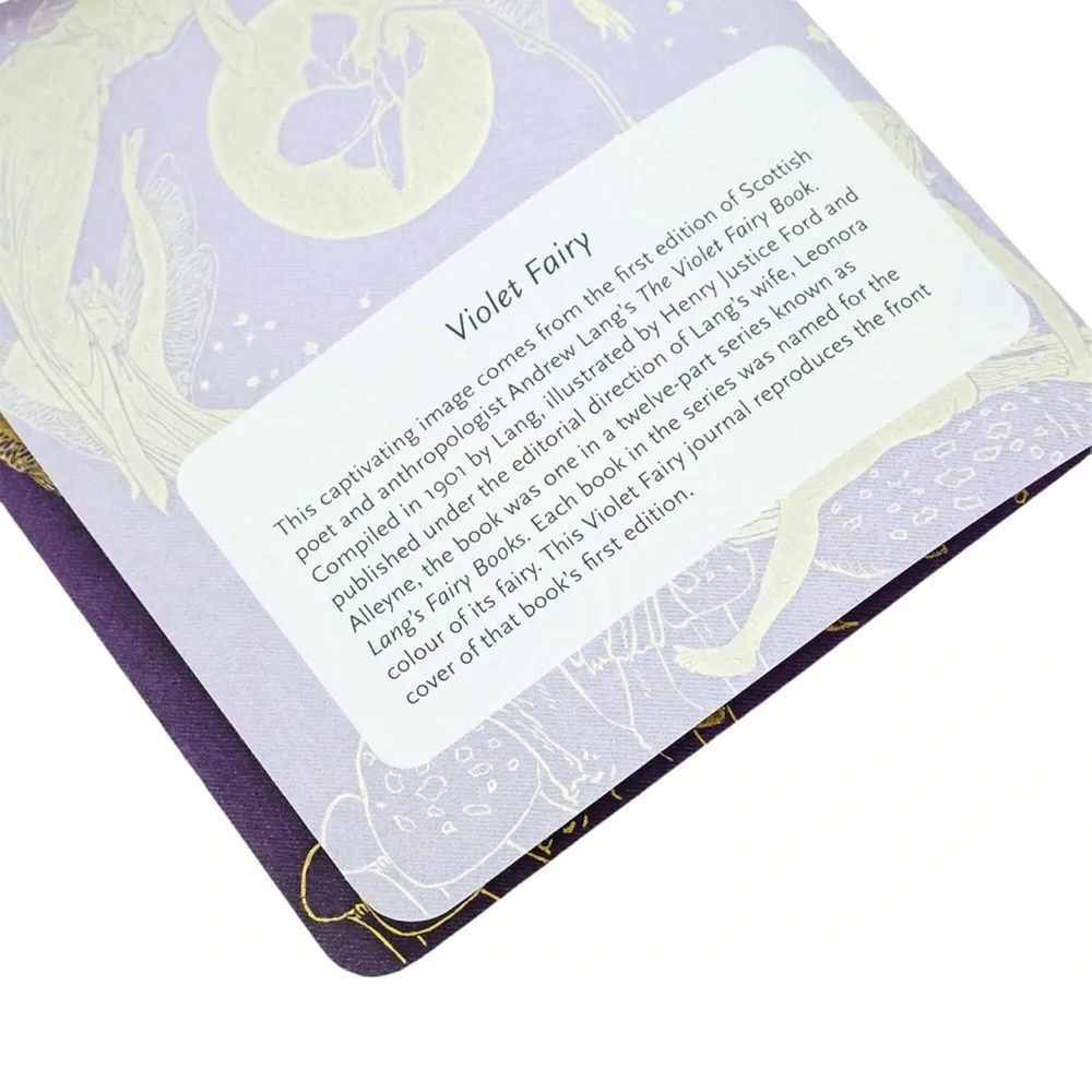 Paperblanks Lang's Fairy Books Violet Fairy Unlined Softcover Journal/Notebook